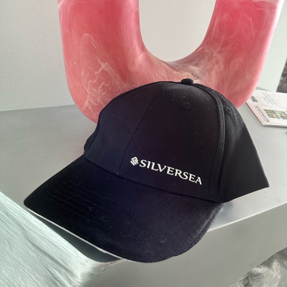 Silversea Black Baseball Cap